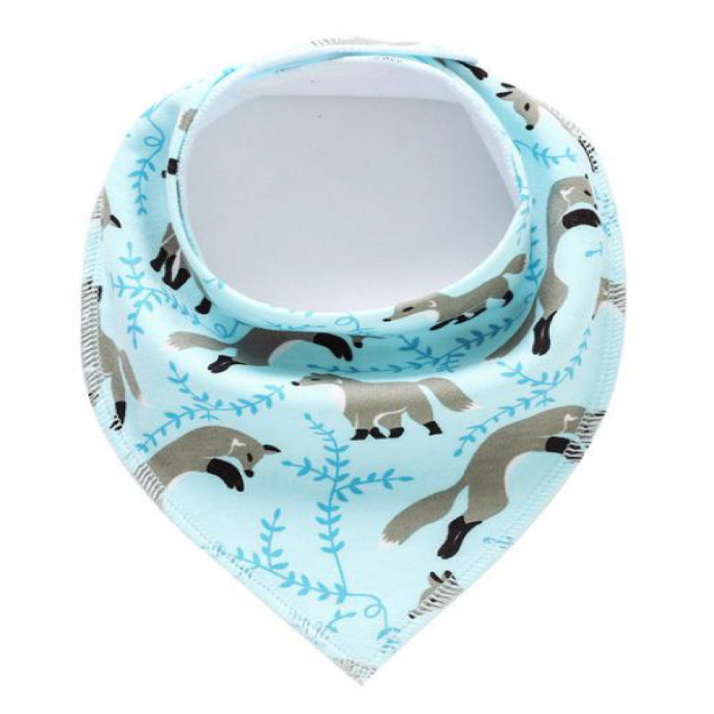 SET 3 Girls 5 Baby Bibs Bandana Handkerchief for Infant Drooling Teething Super Absorbent Bibs Age 0-24M